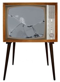 Broken TV, accidental damage