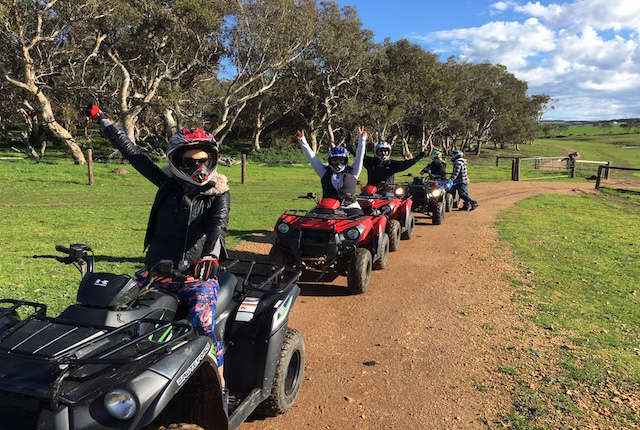 Quad biking