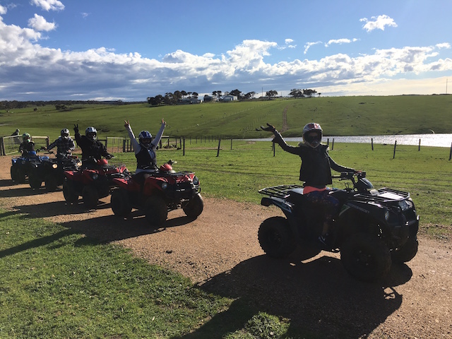 Quad biking