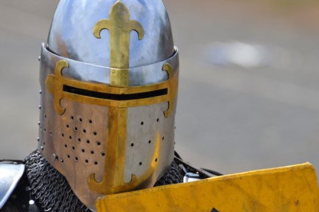 A knight in shining armour